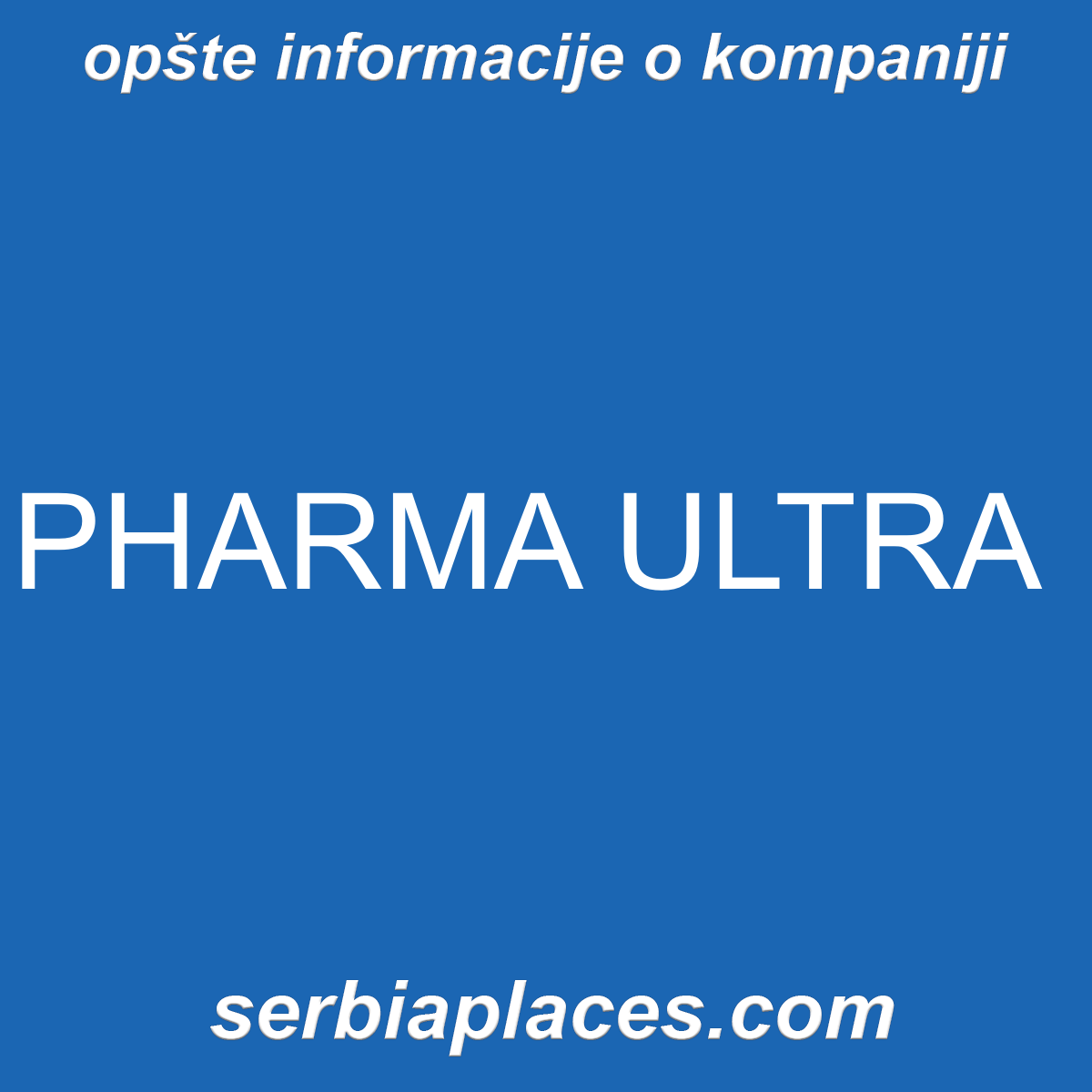 PHARMA ULTRA