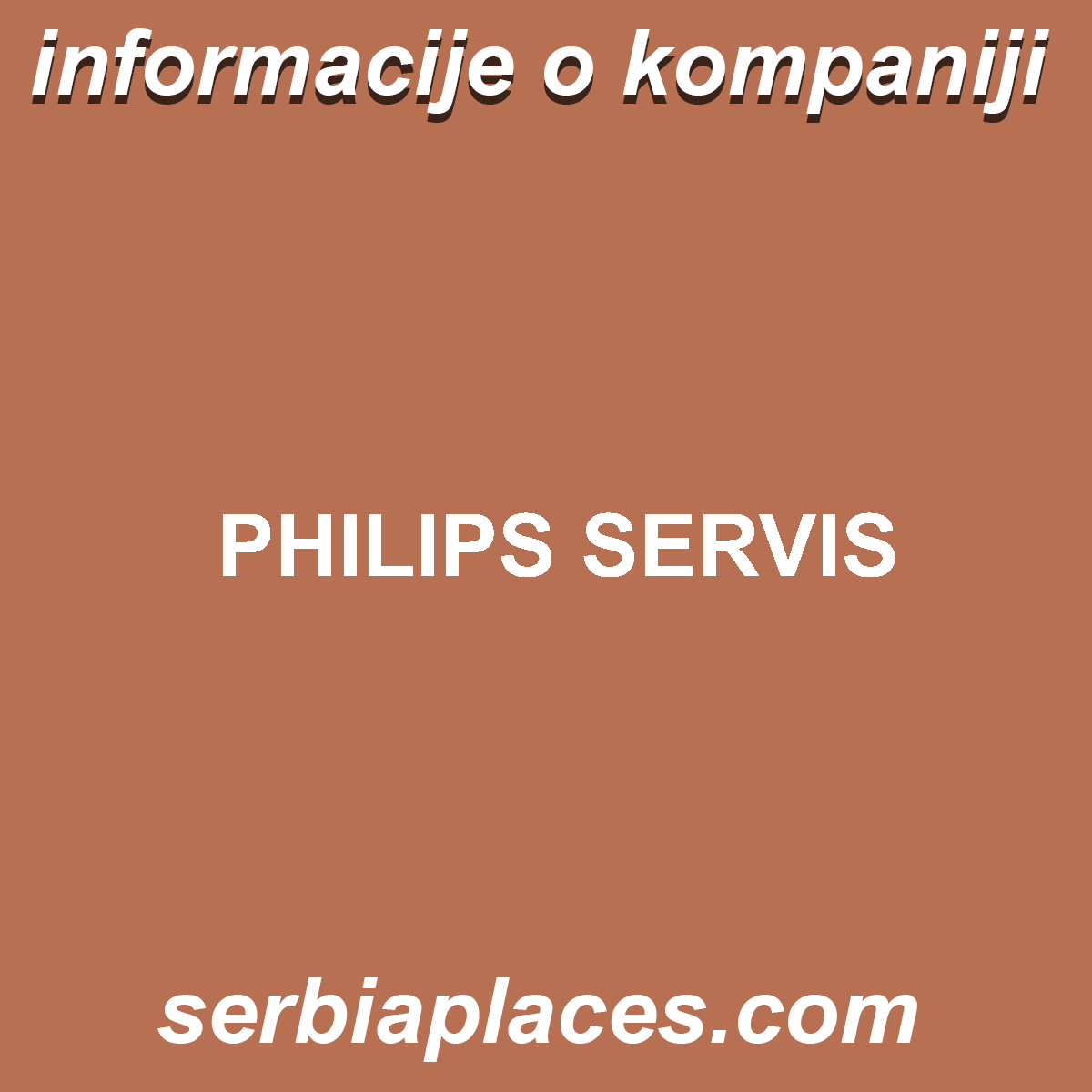 PHILIPS SERVIS