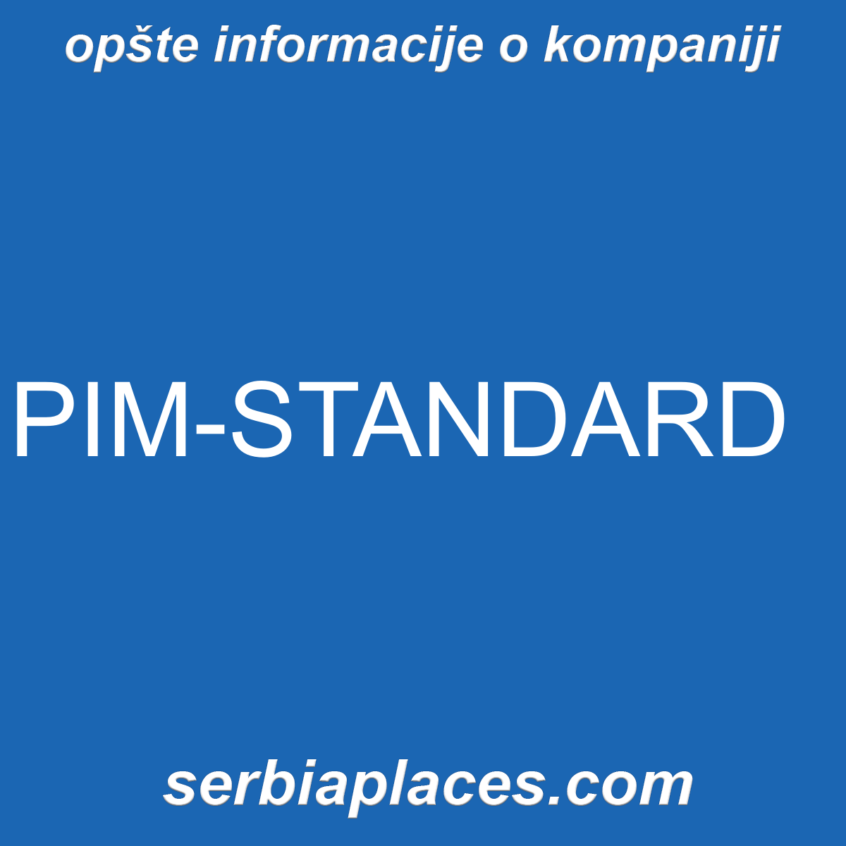 PIM-STANDARD