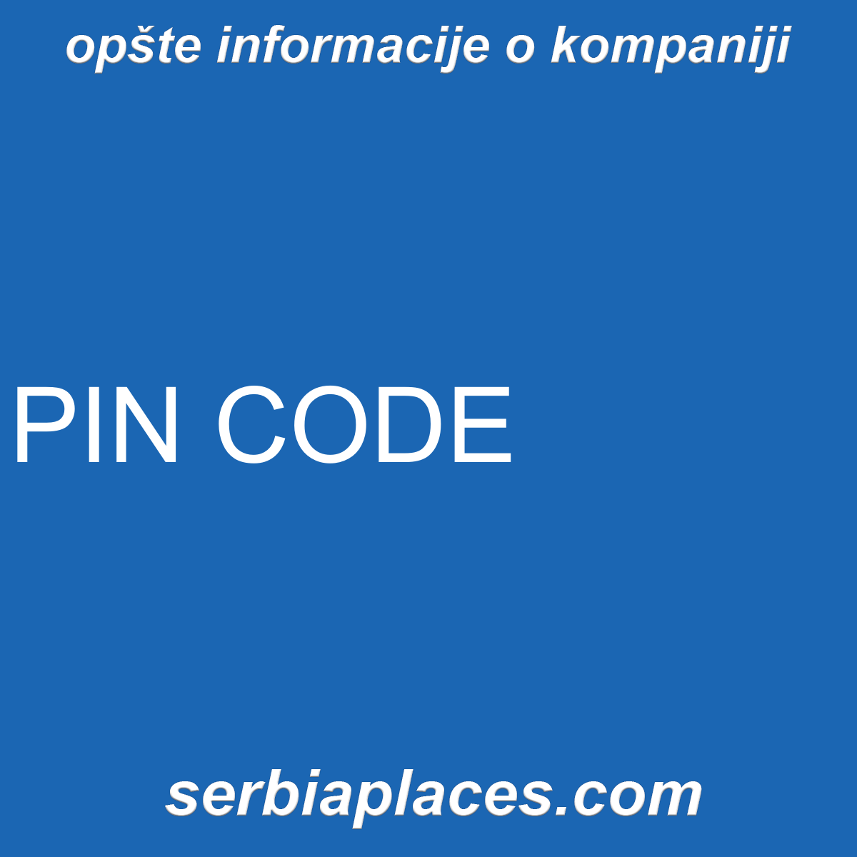 PIN CODE