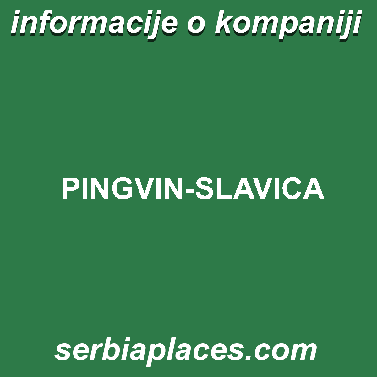 PINGVIN-SLAVICA