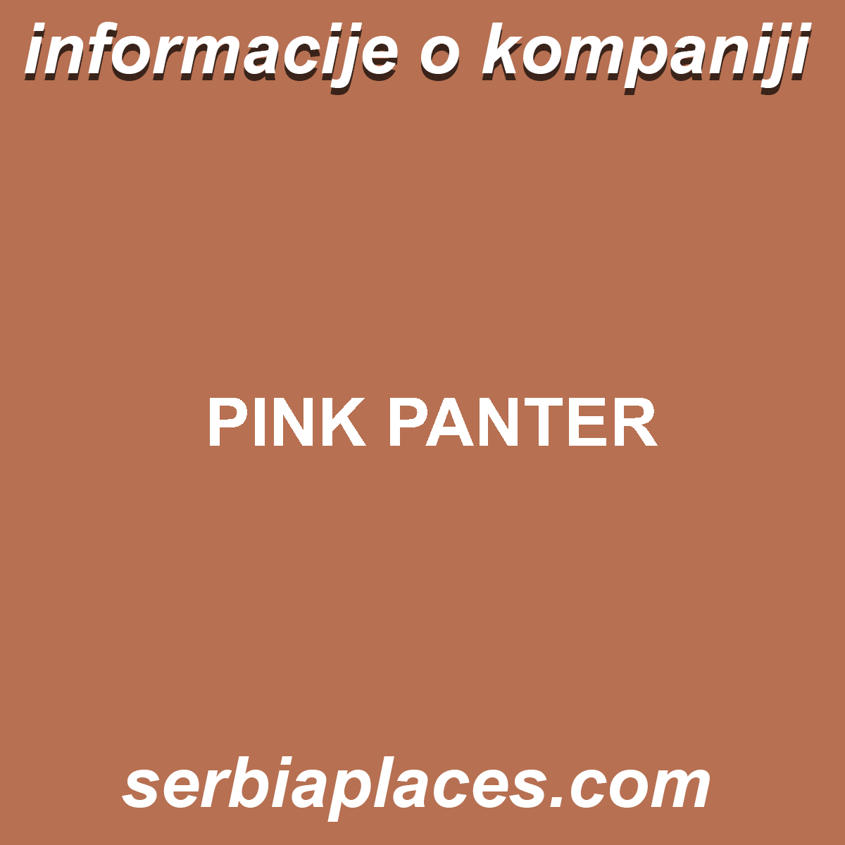 PINK PANTER