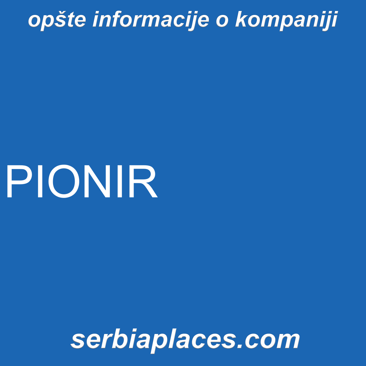 PIONIR