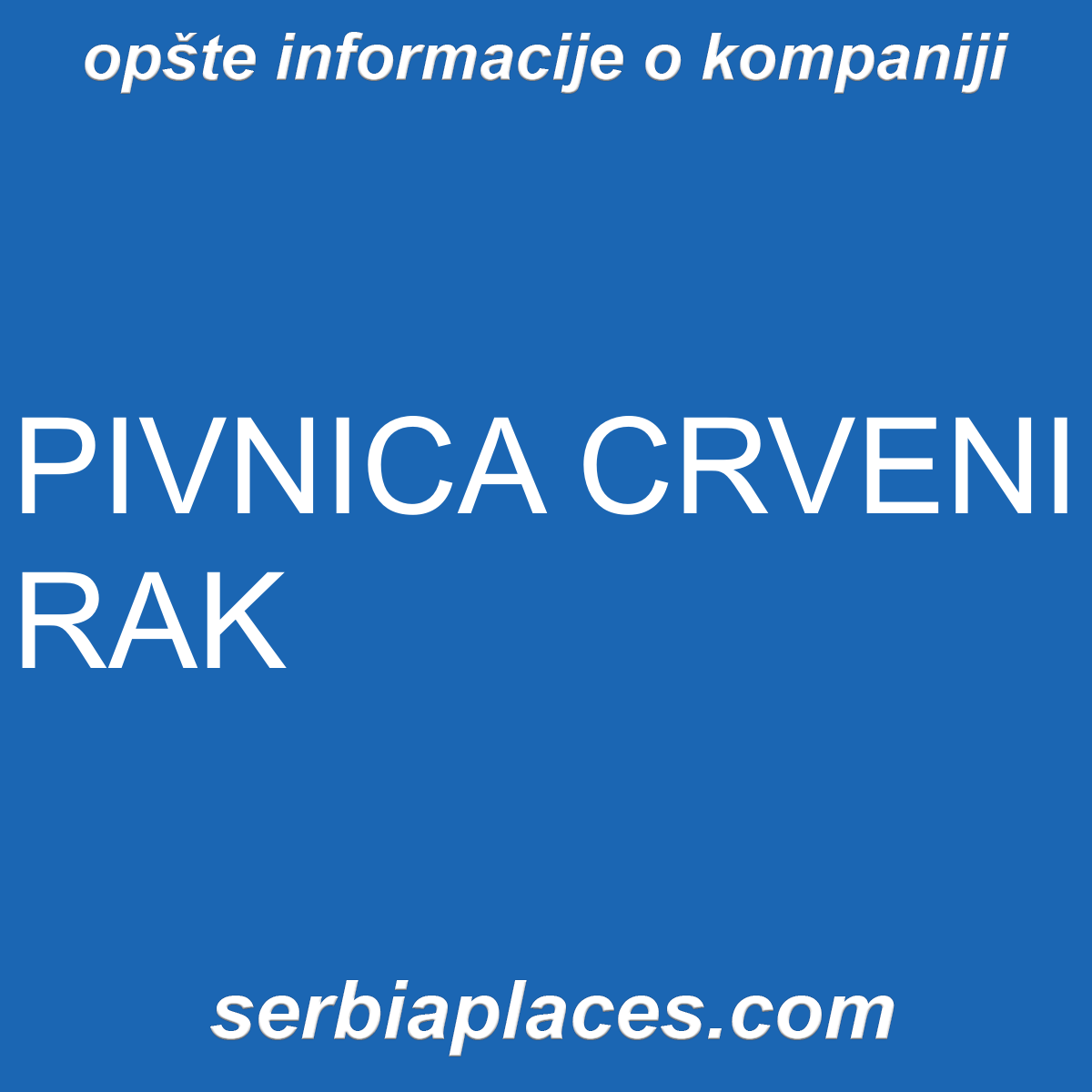 PIVNICA CRVENI RAK