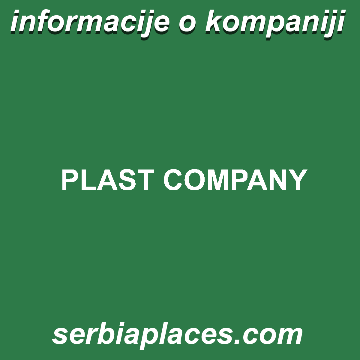 PLAST COMPANY