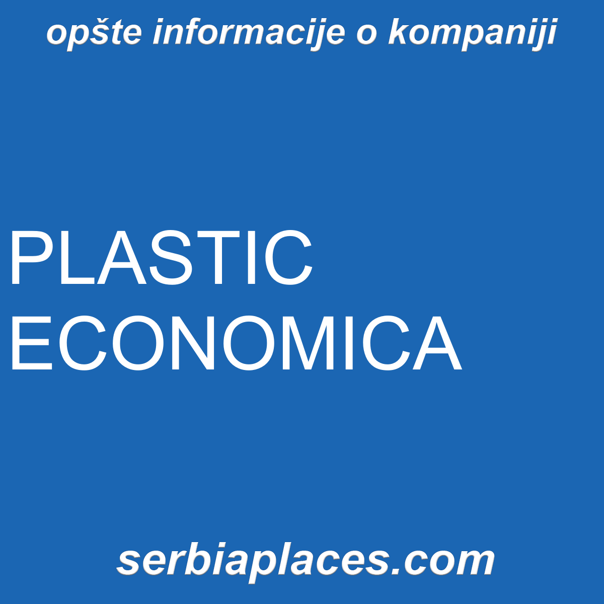PLASTIC ECONOMICA