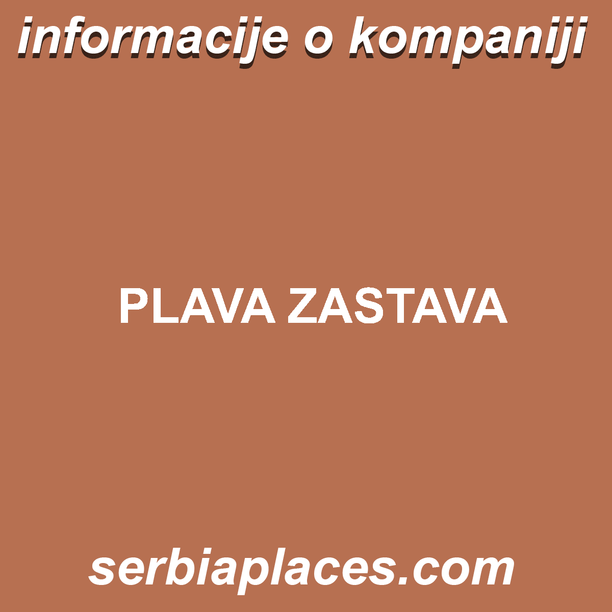 PLAVA ZASTAVA