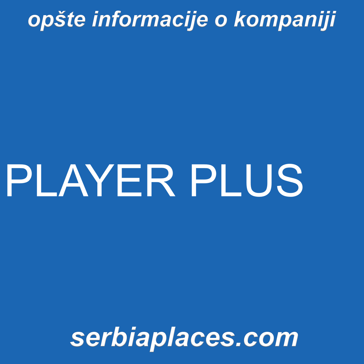 PLAYER PLUS