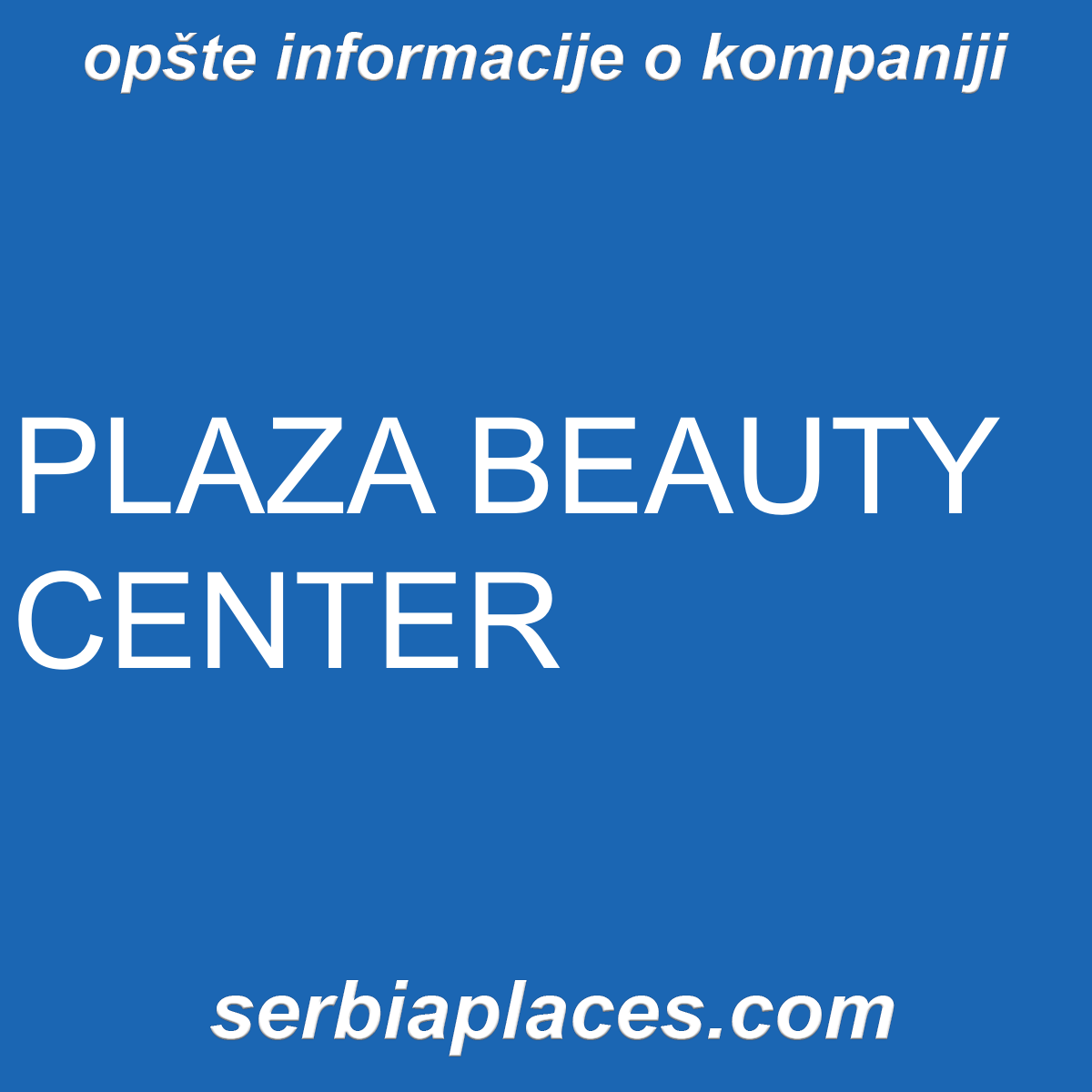 PLAZA BEAUTY CENTER