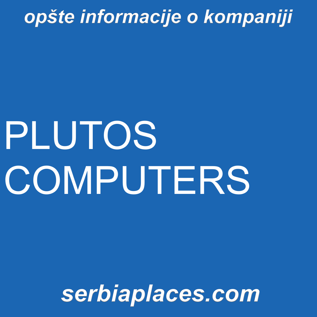 PLUTOS COMPUTERS