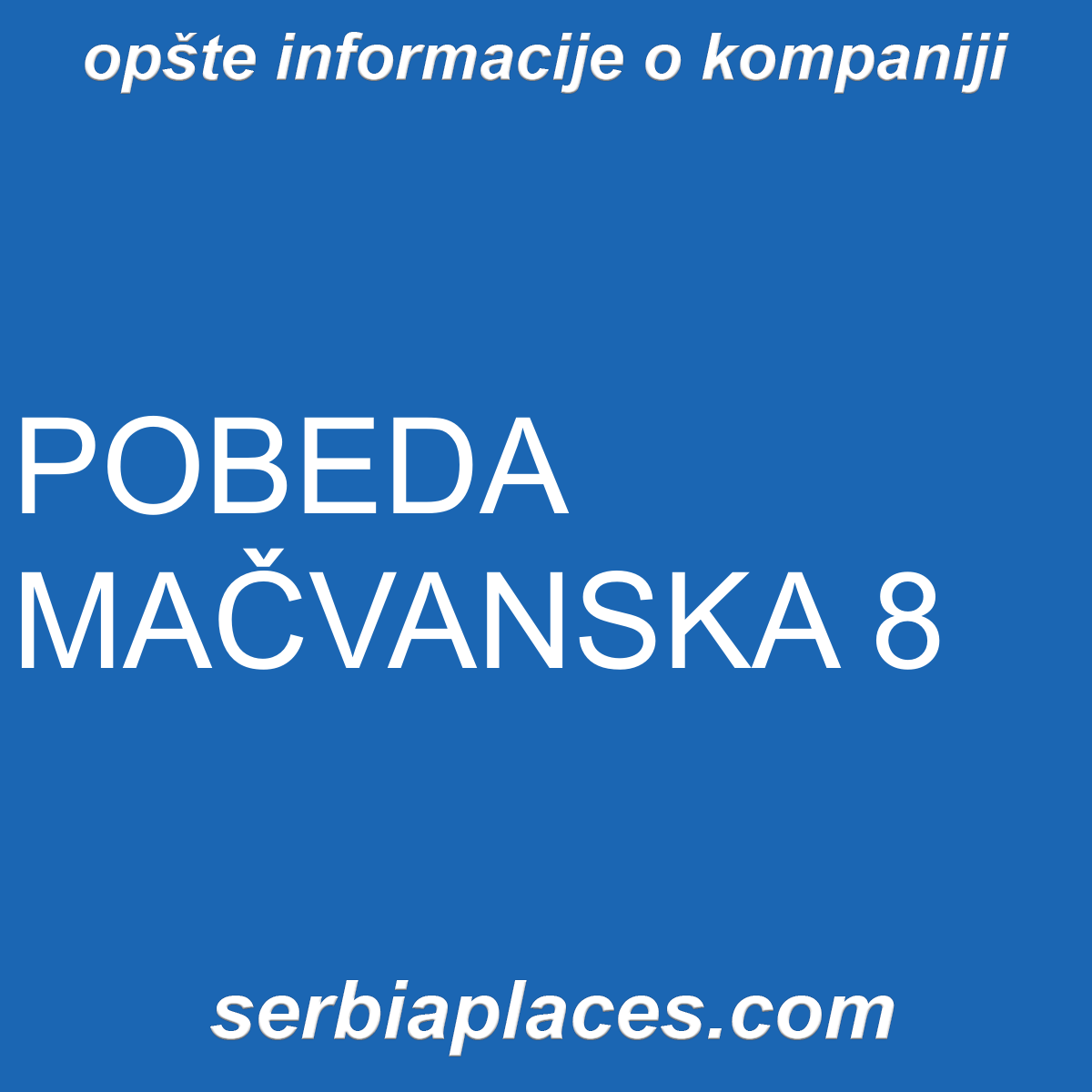 POBEDA MAČVANSKA 8