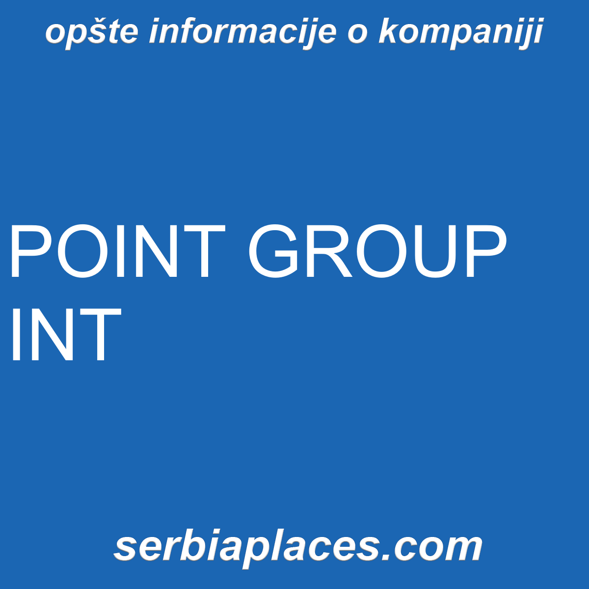 POINT GROUP INT