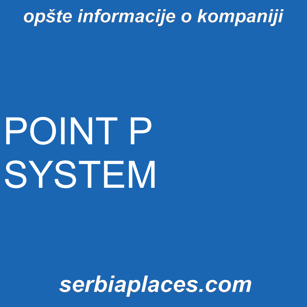 POINT P SYSTEM