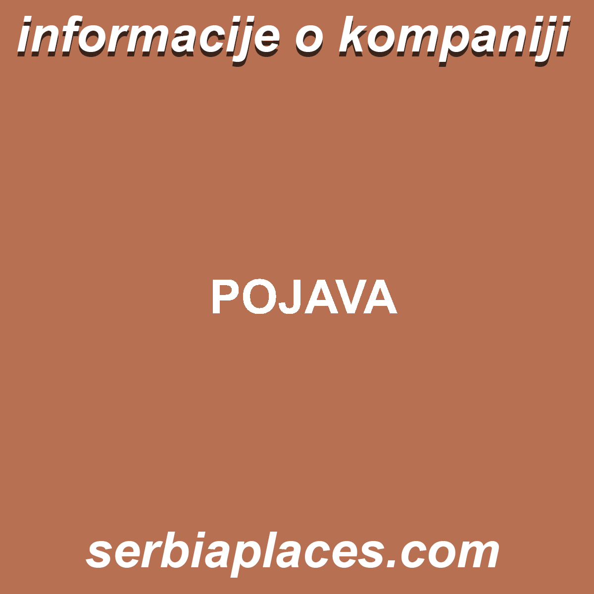 POJAVA