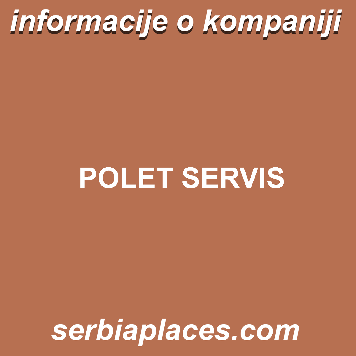 POLET SERVIS