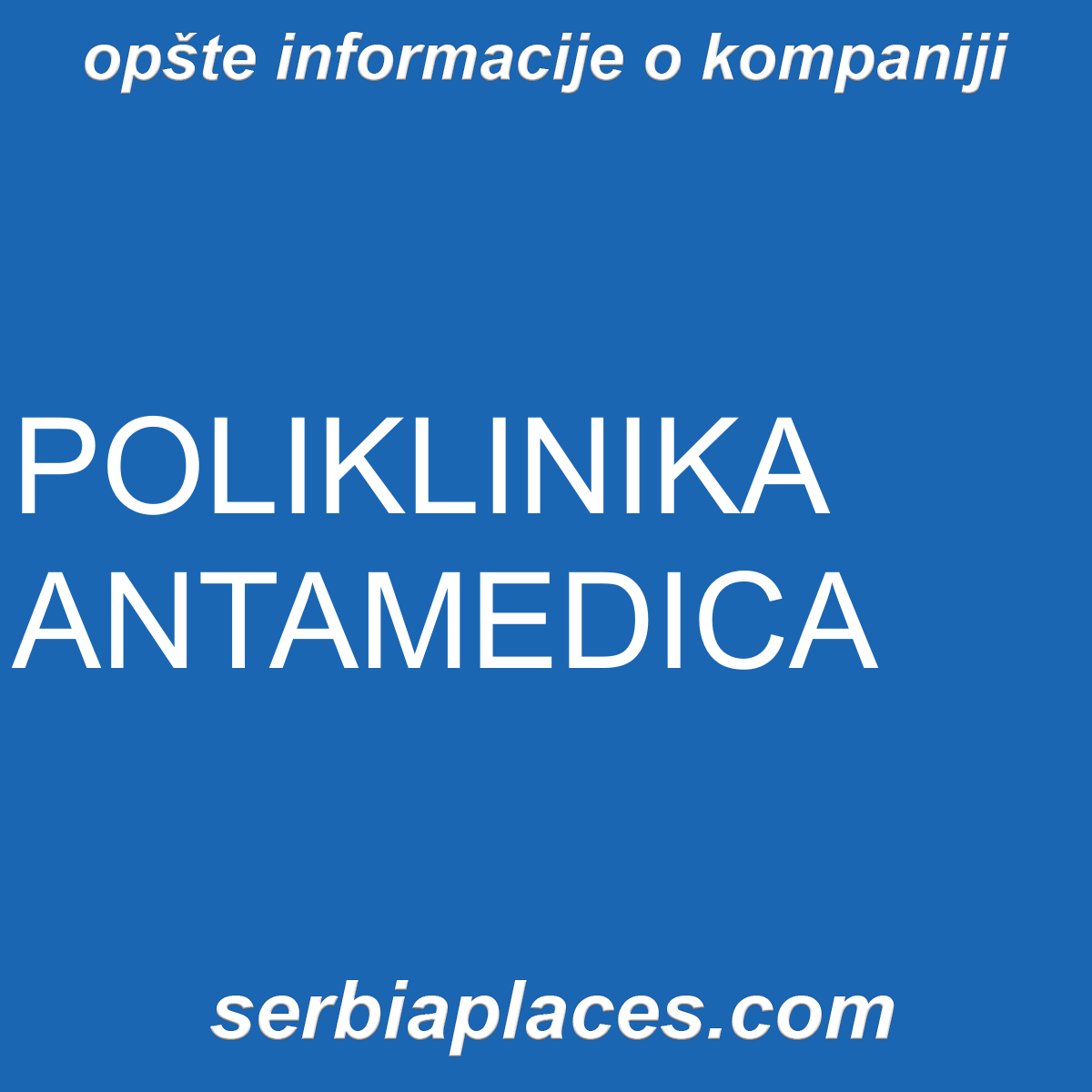 POLIKLINIKA ANTAMEDICA