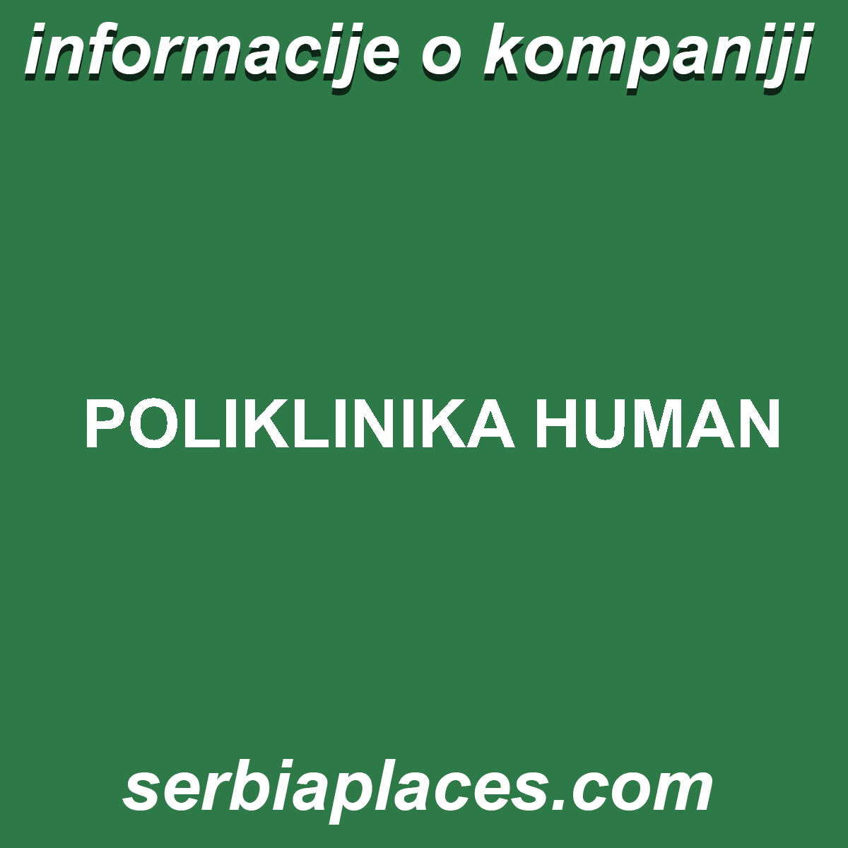 POLIKLINIKA HUMAN