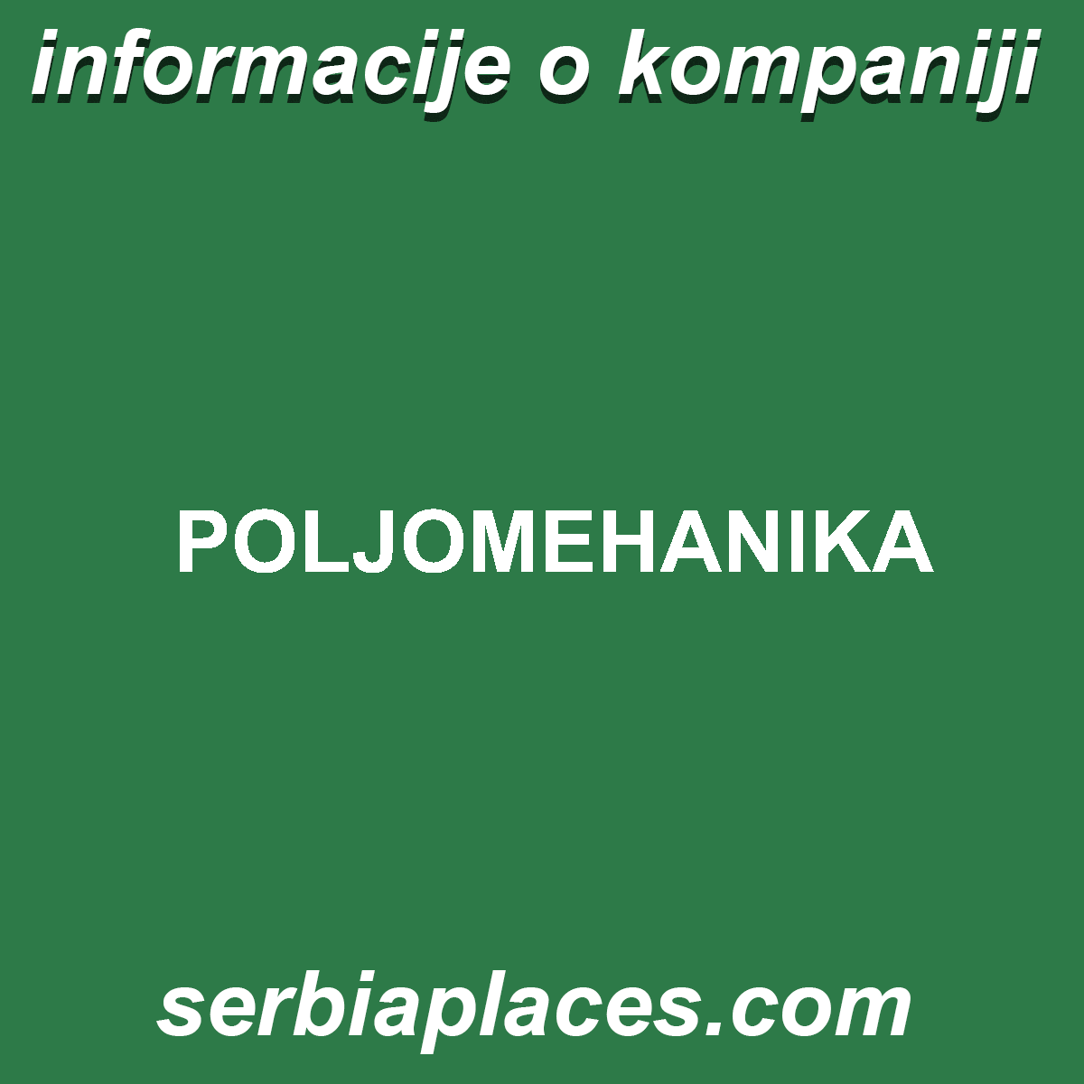 POLJOMEHANIKA
