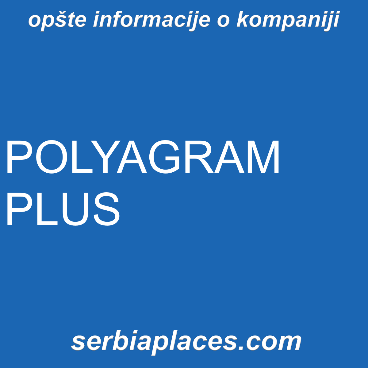 POLYAGRAM PLUS