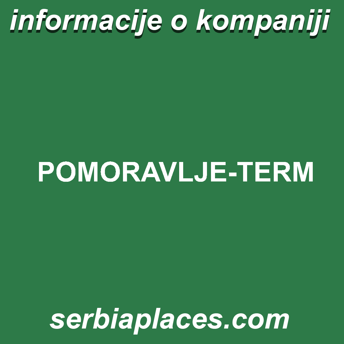 POMORAVLJE-TERM