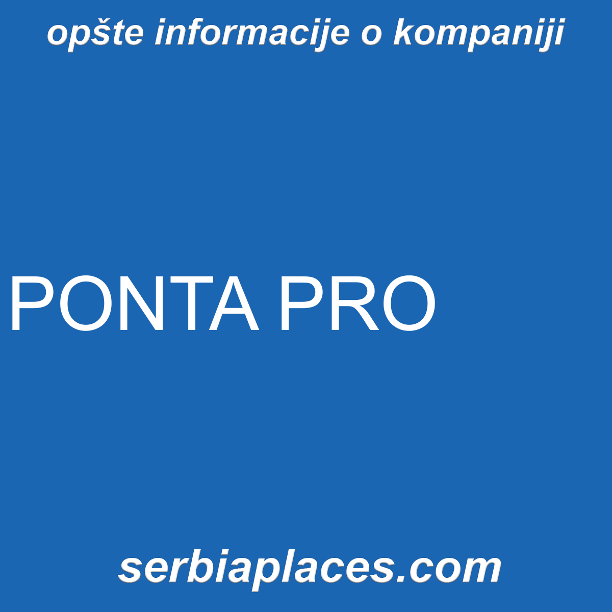 PONTA PRO