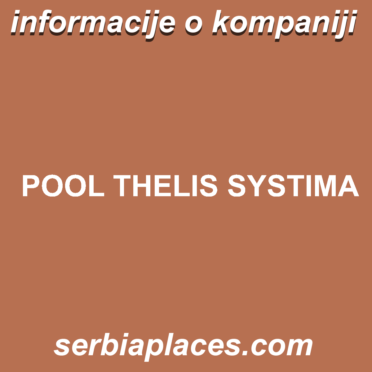 POOL THELIS SYSTIMA