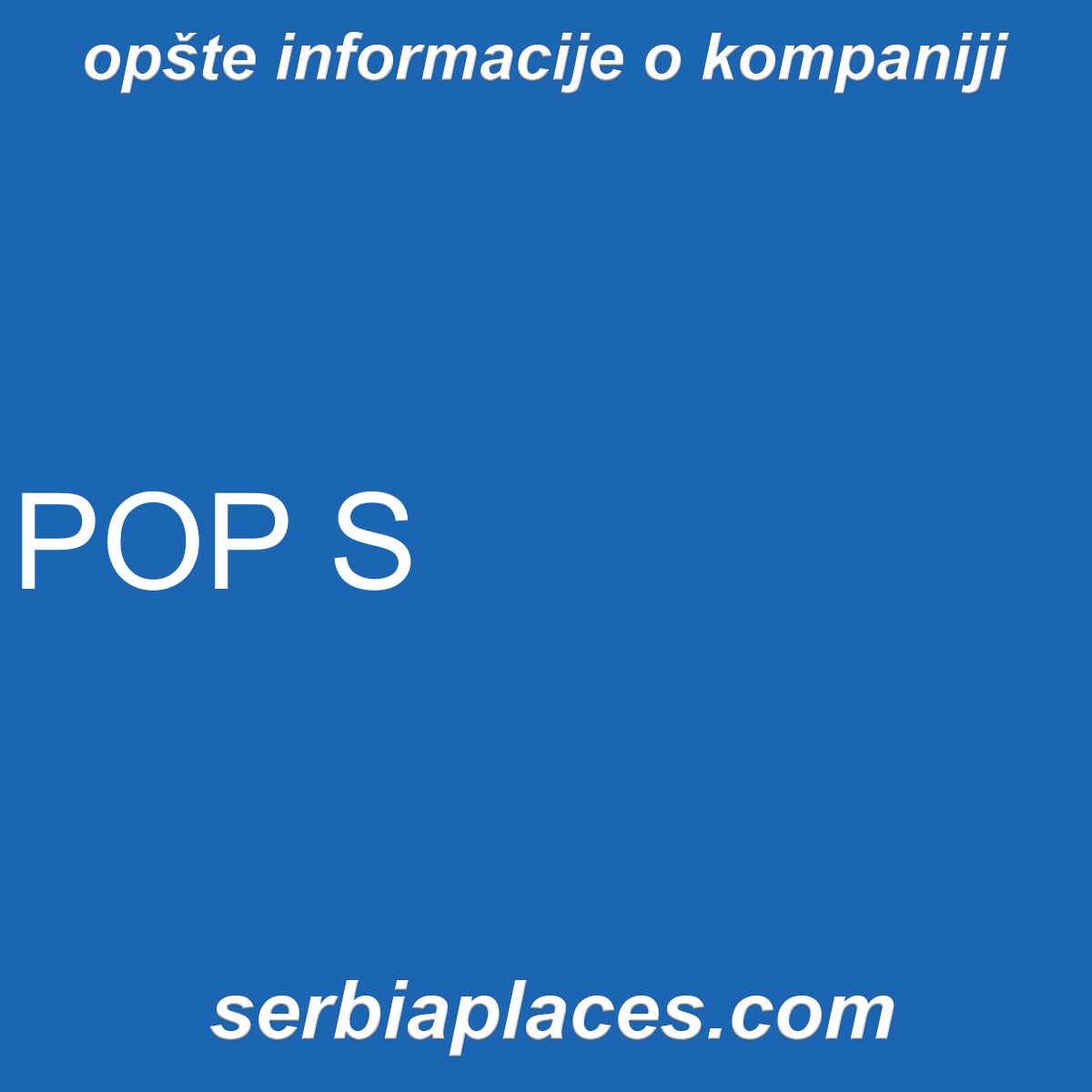 POP S