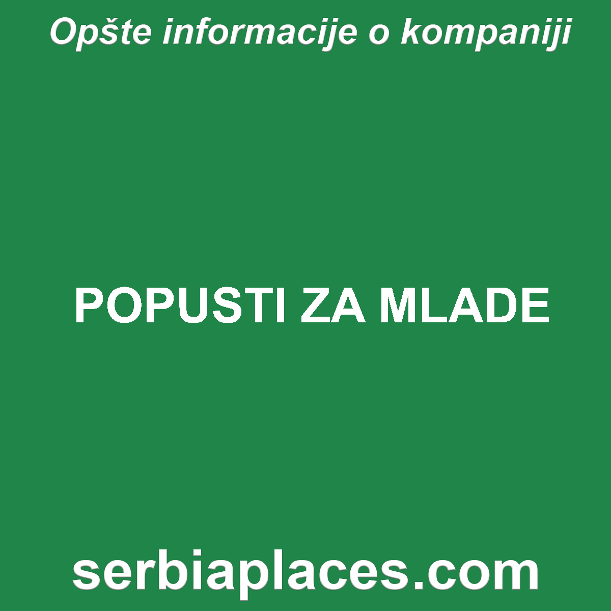 POPUSTI ZA MLADE