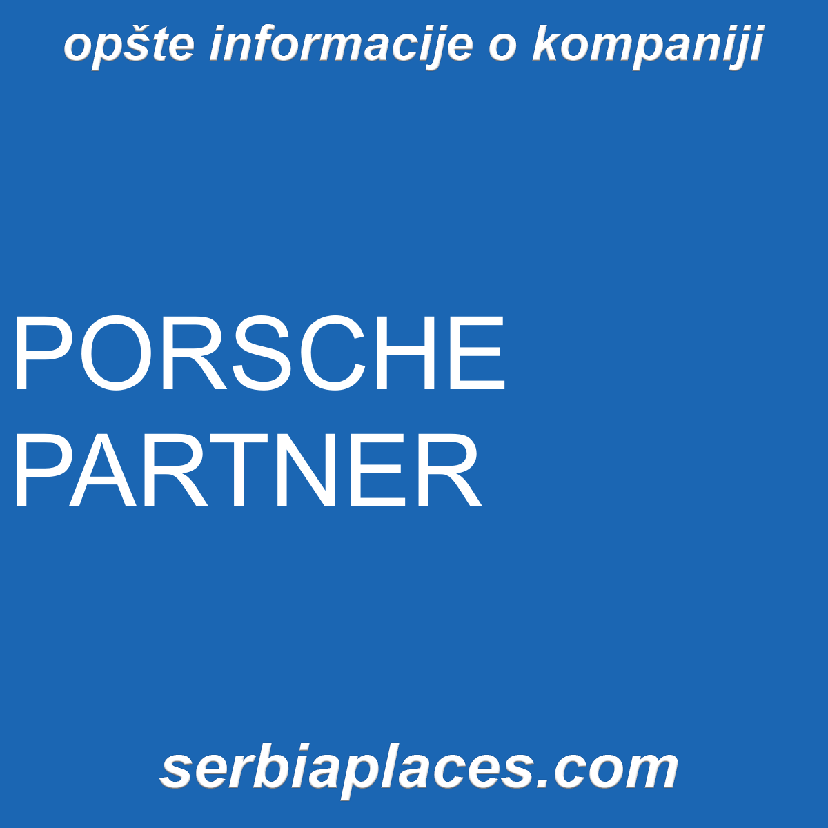 PORSCHE PARTNER