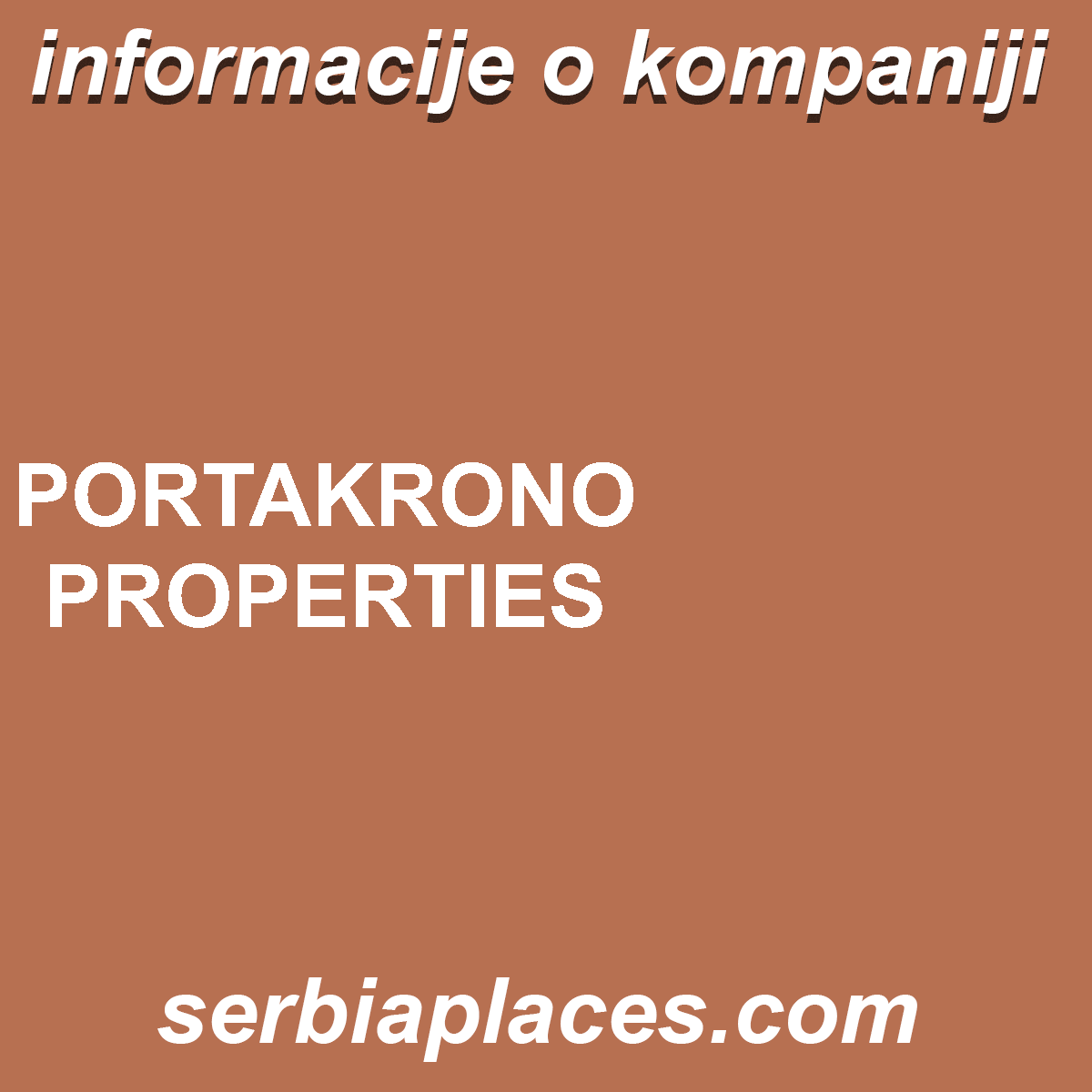 PORTAKRONO PROPERTIES
