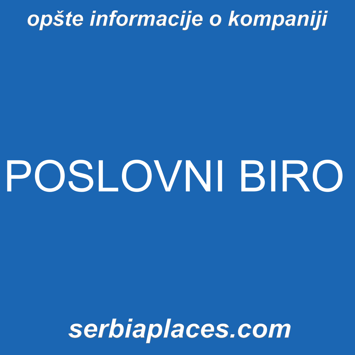 POSLOVNI BIRO