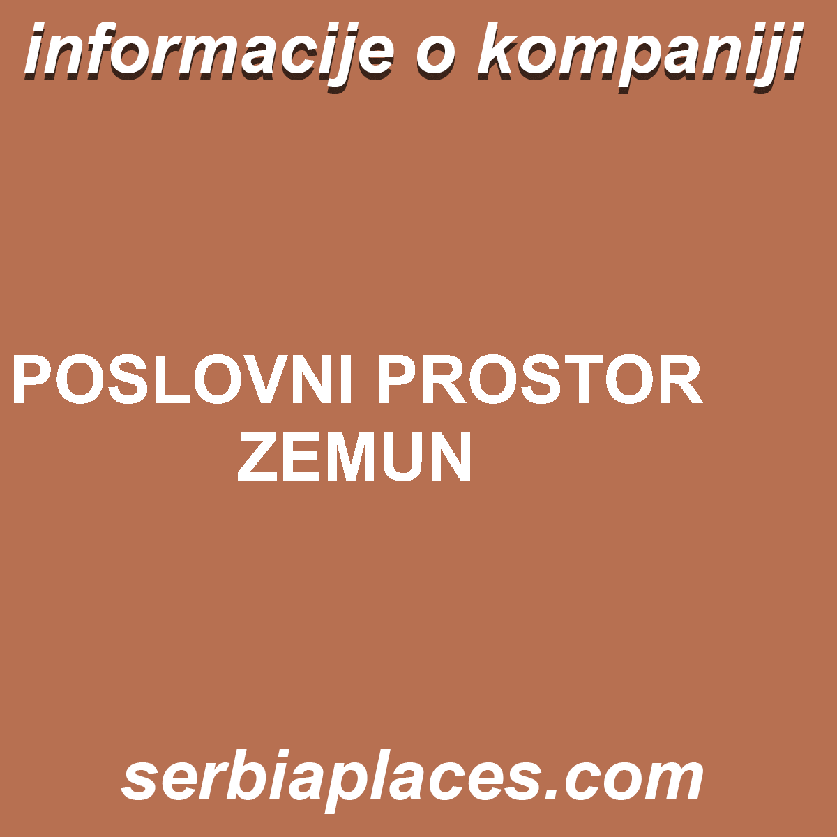POSLOVNI PROSTOR ZEMUN