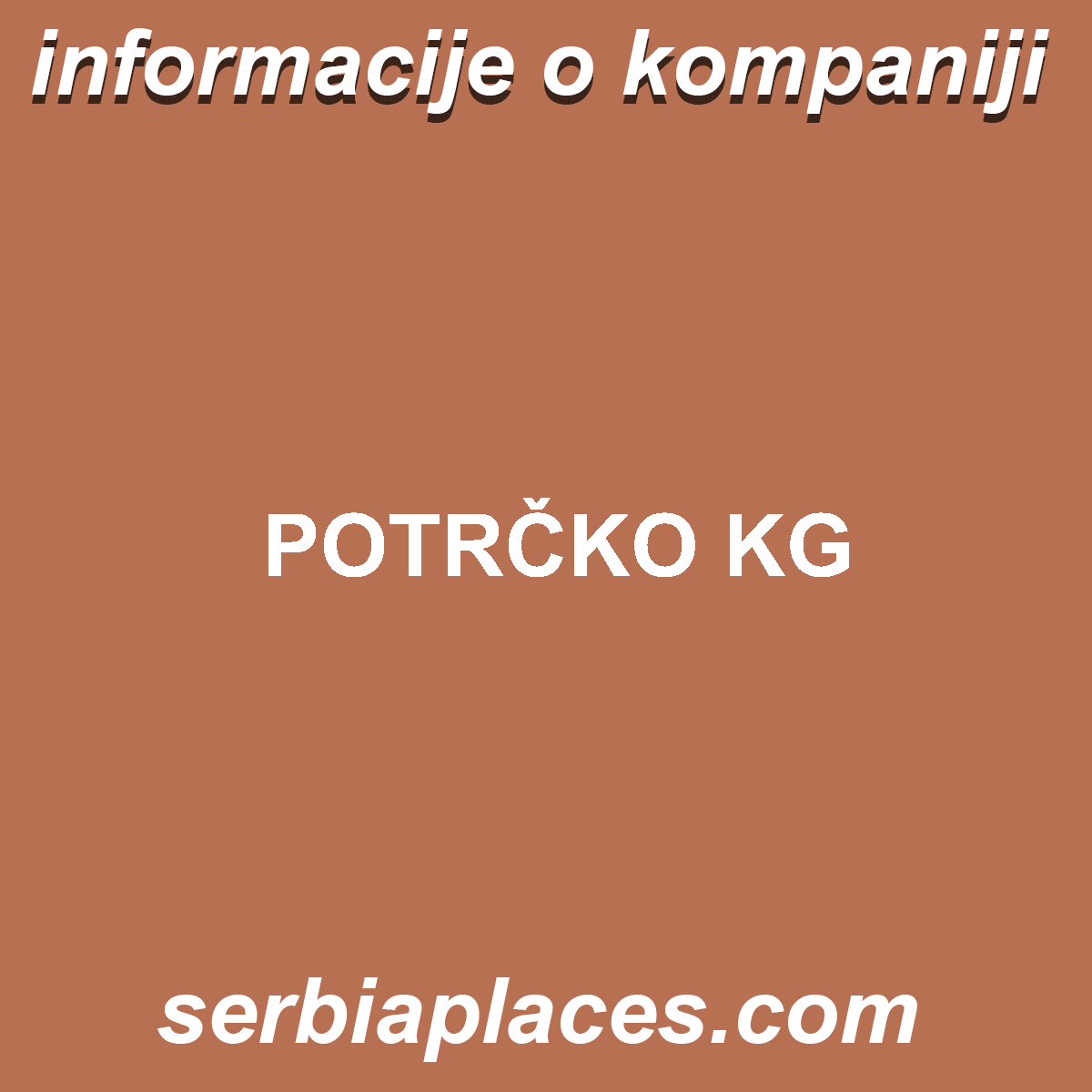 POTRČKO KG