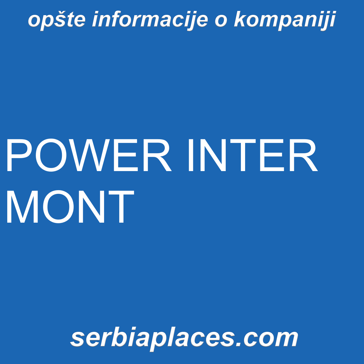 POWER INTER MONT