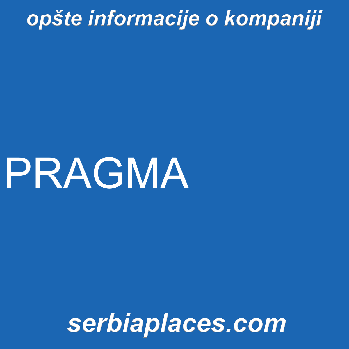 PRAGMA