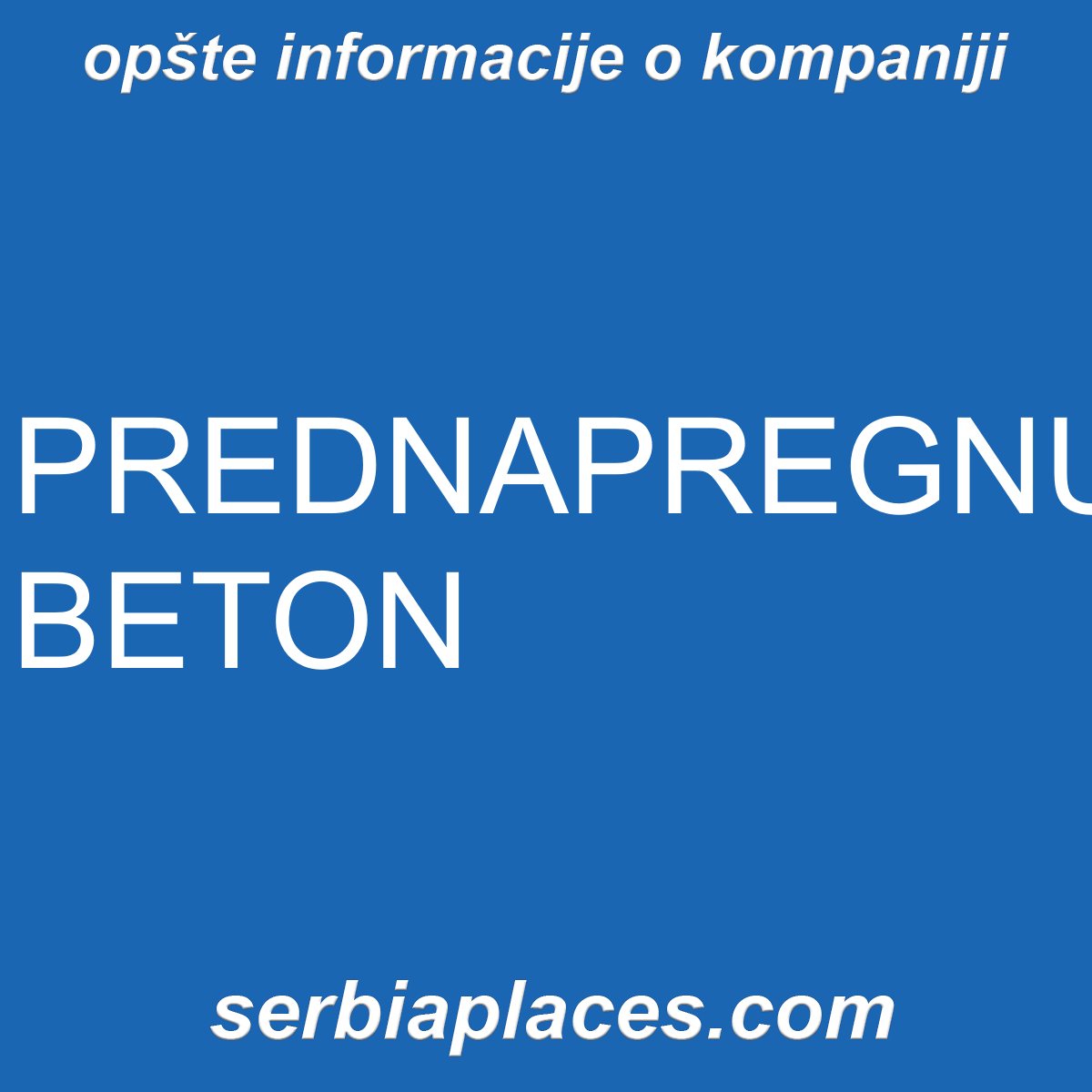 PREDNAPREGNUTI BETON