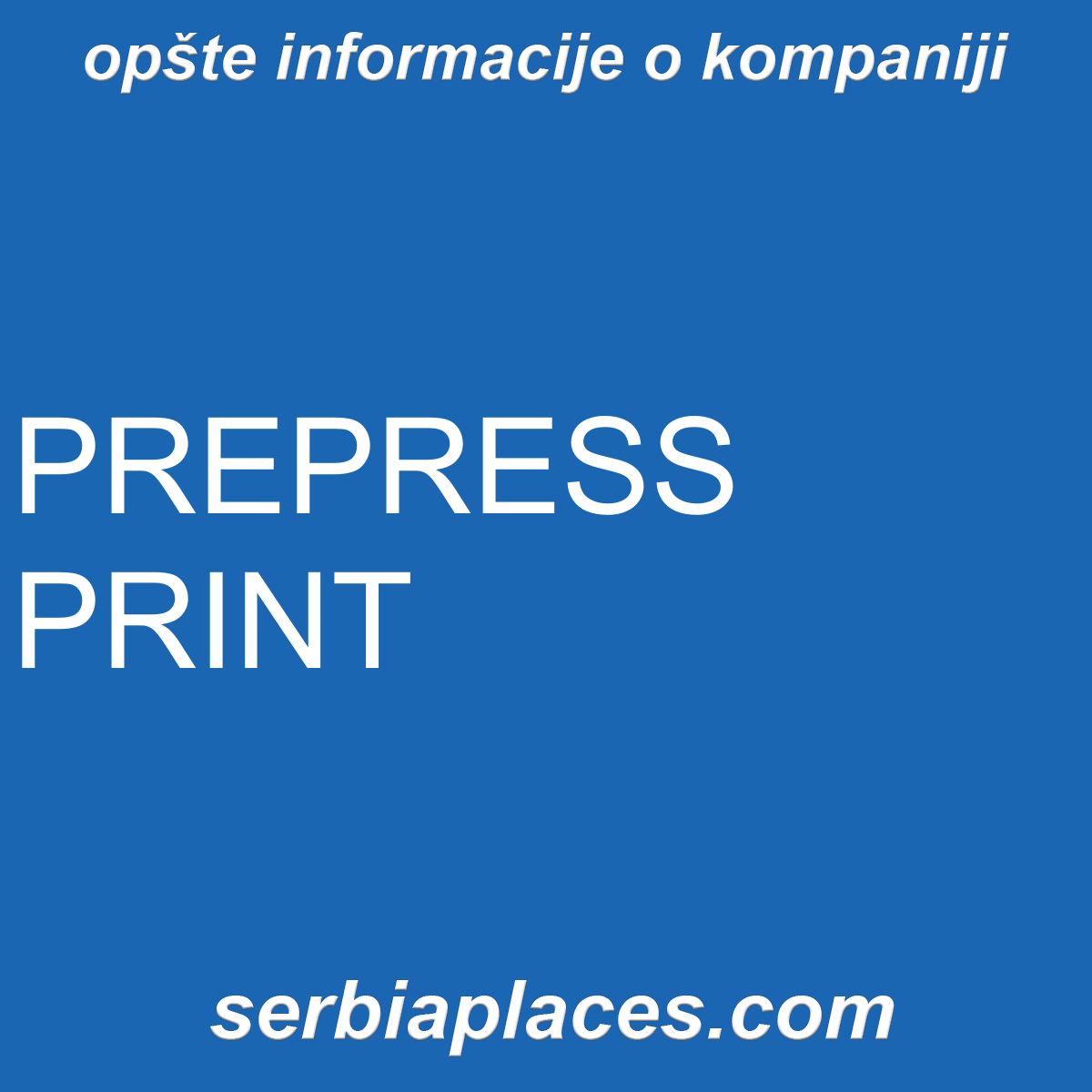 PREPRESS PRINT