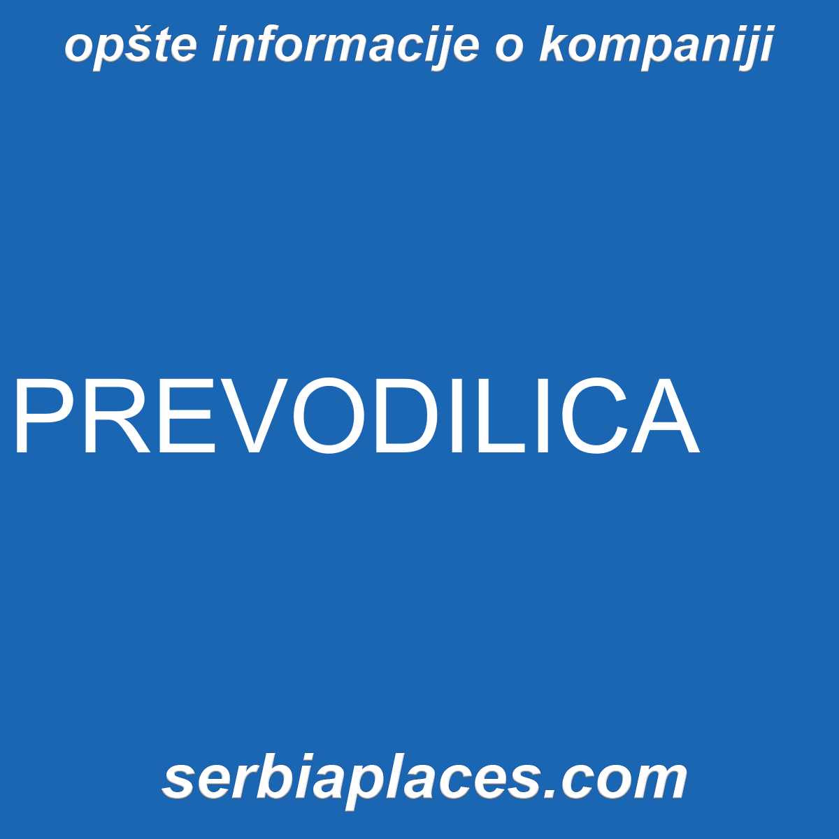 PREVODILICA