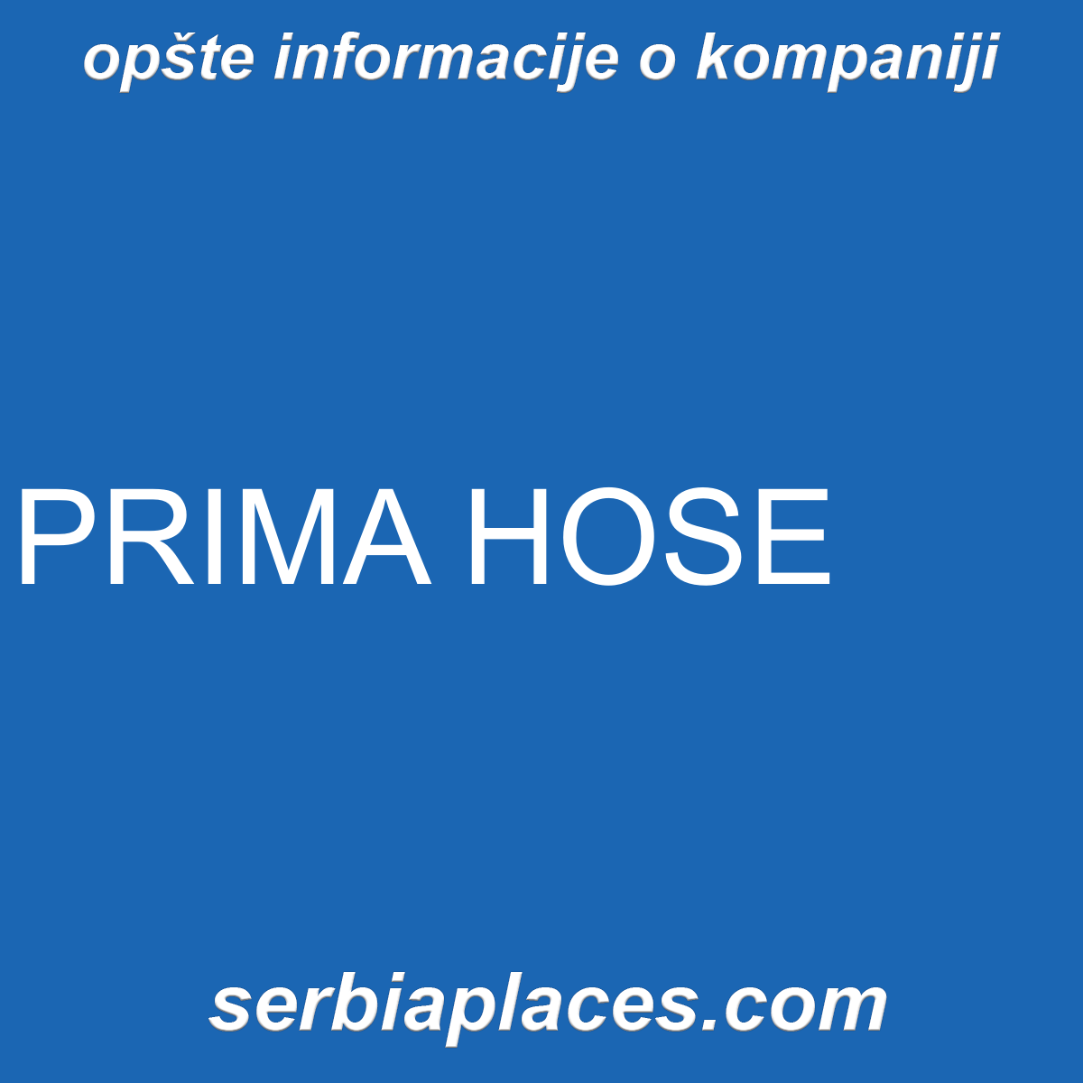 PRIMA HOSE