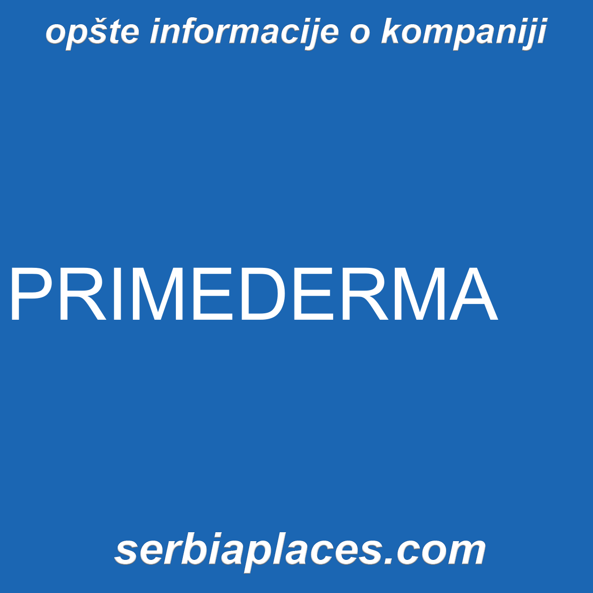 PRIMEDERMA