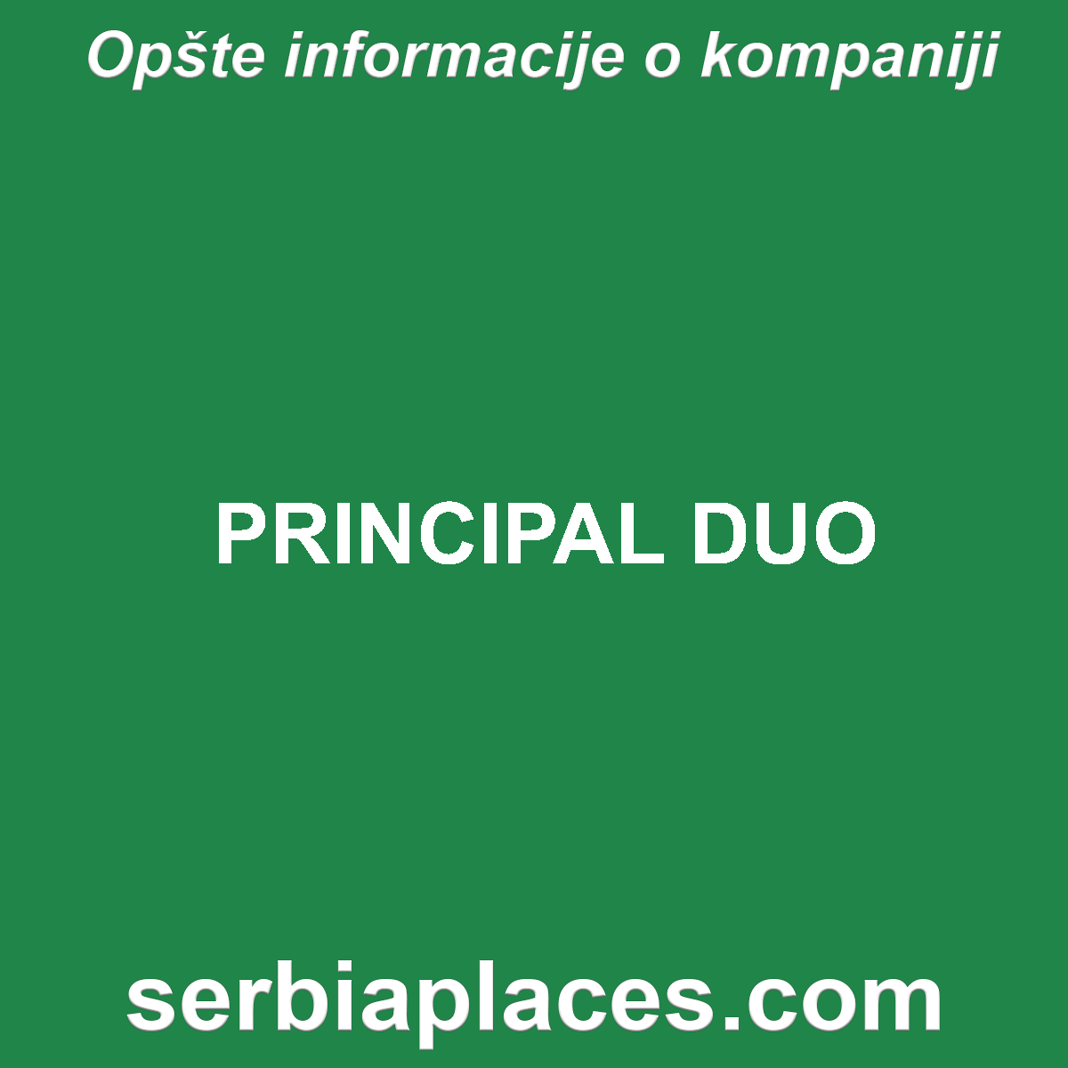 PRINCIPAL DUO