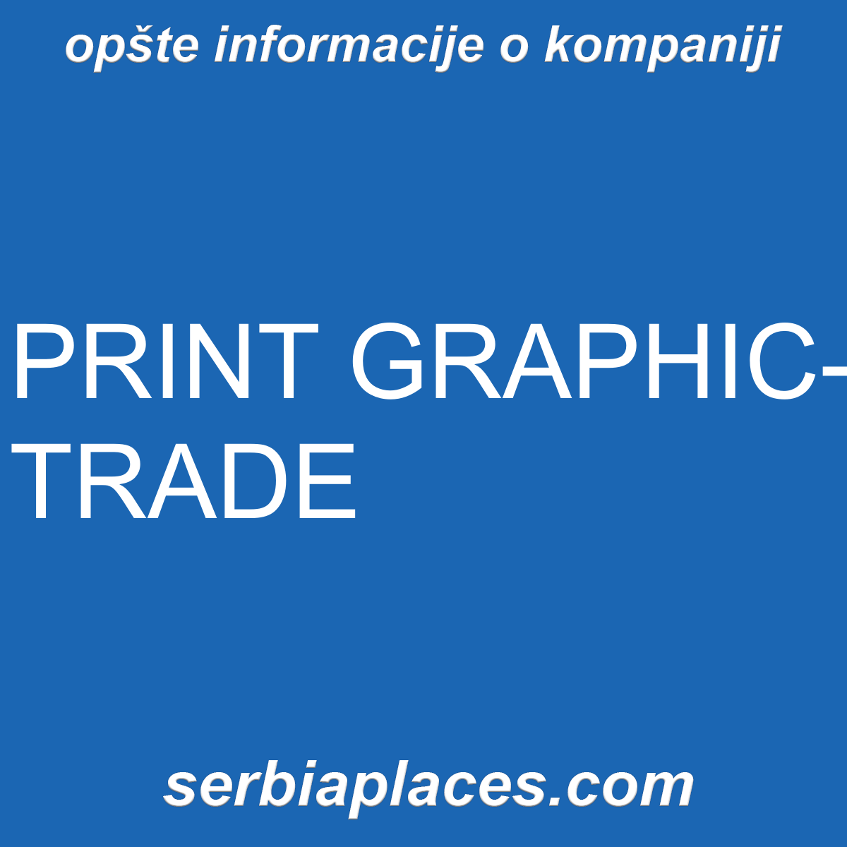 PRINT GRAPHIC-TRADE
