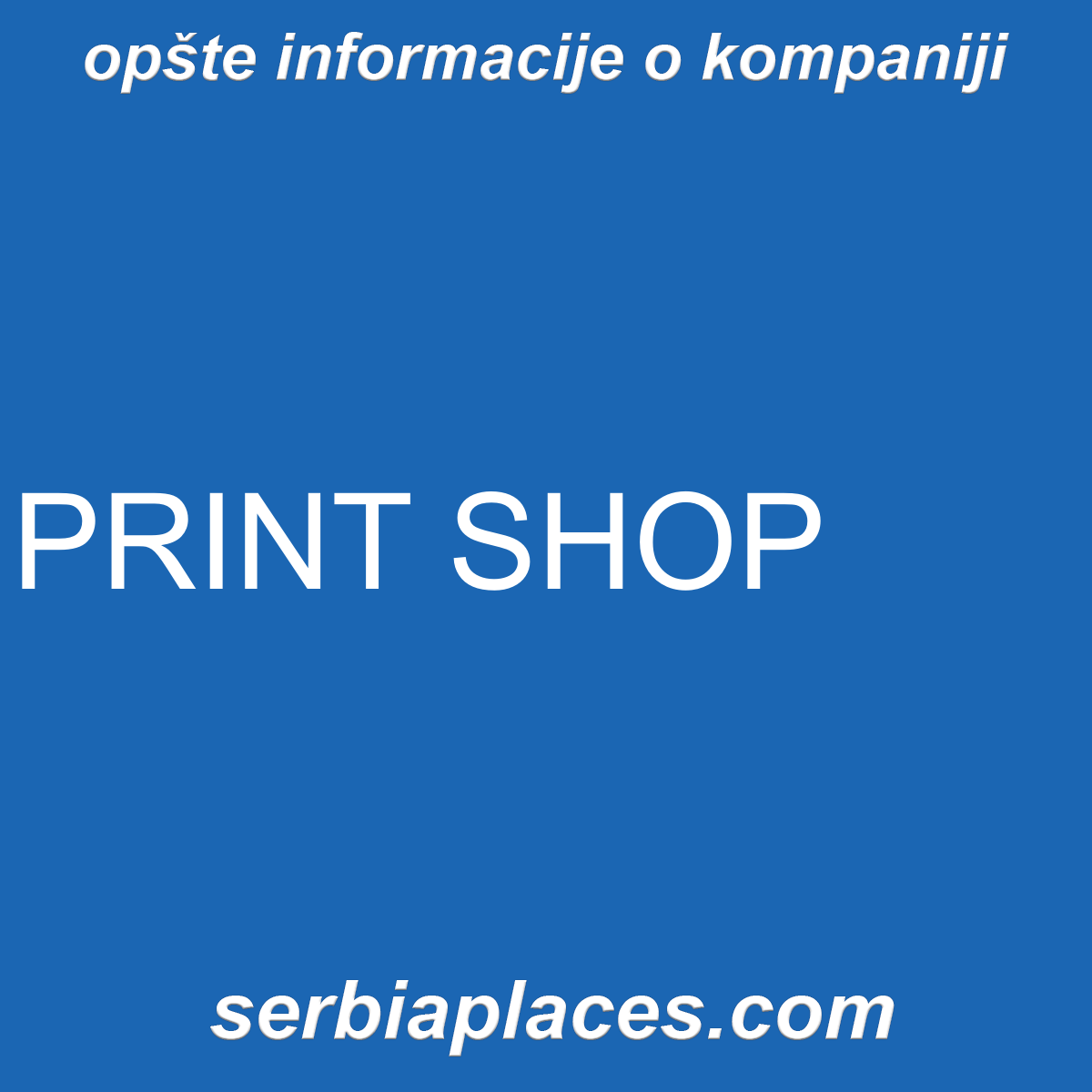 PRINT SHOP
