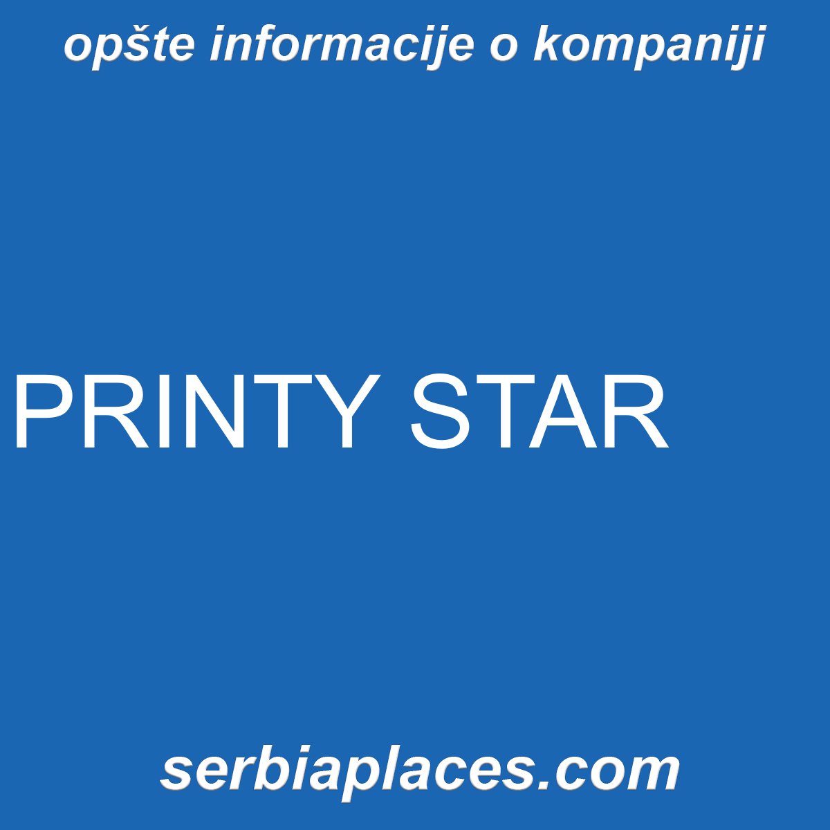 PRINTY STAR