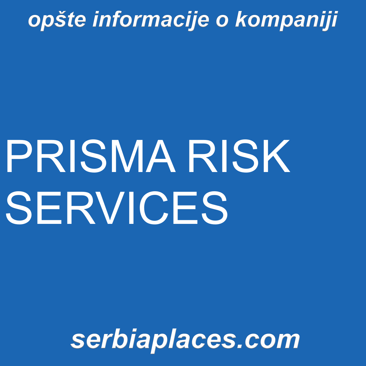 PRISMA RISK SERVICES