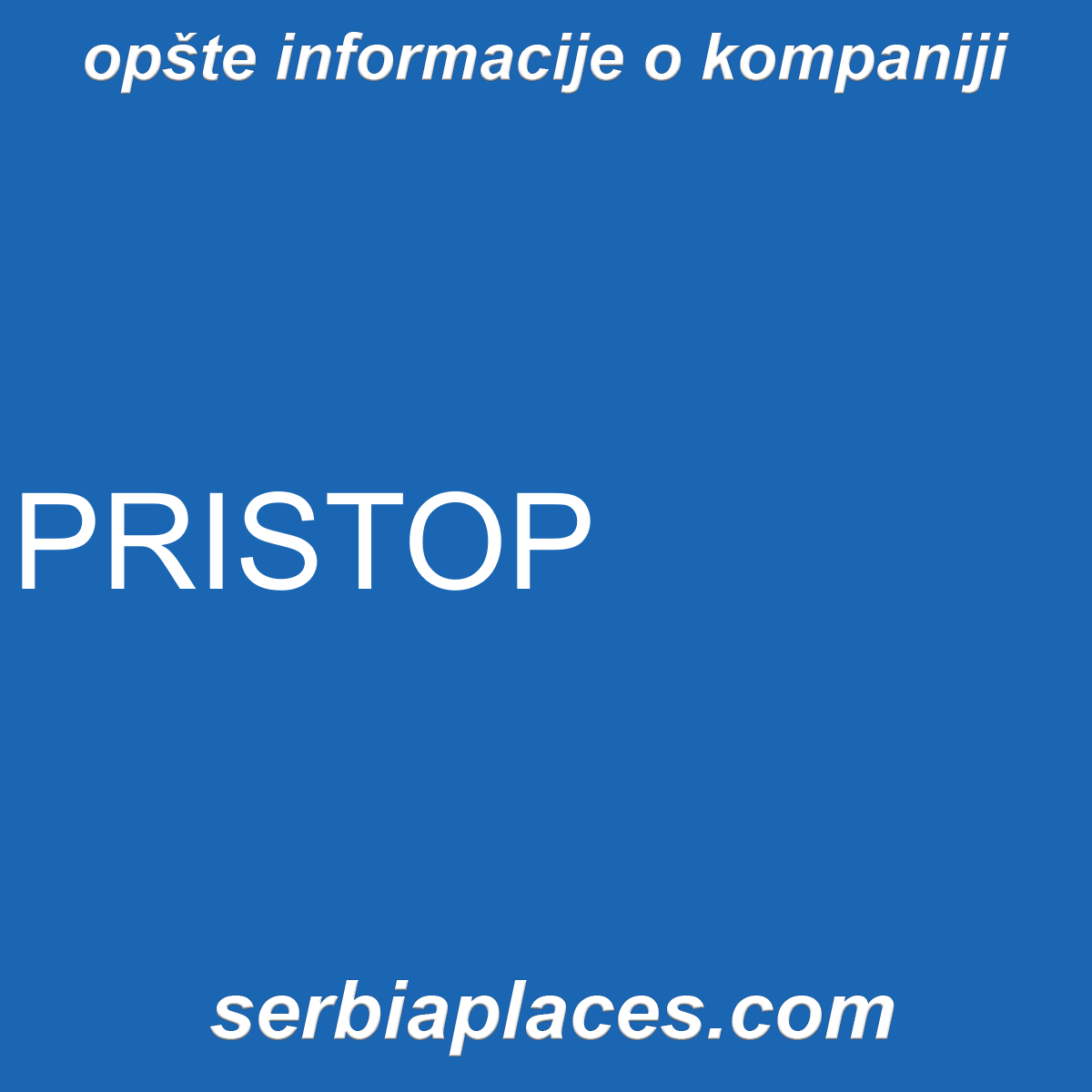 PRISTOP