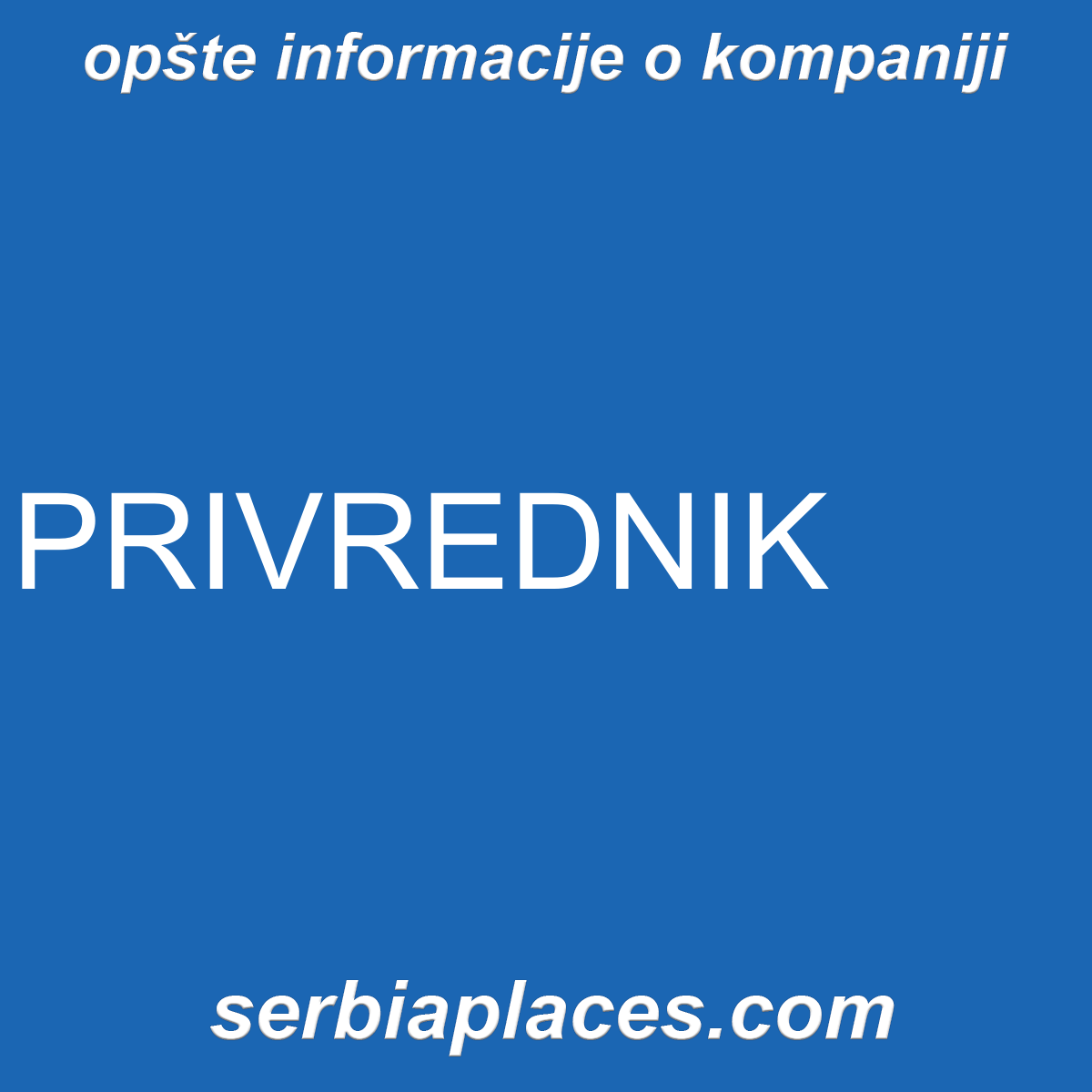 PRIVREDNIK