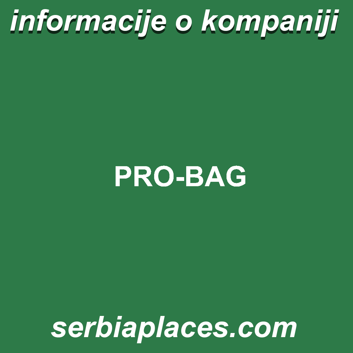 PRO-BAG