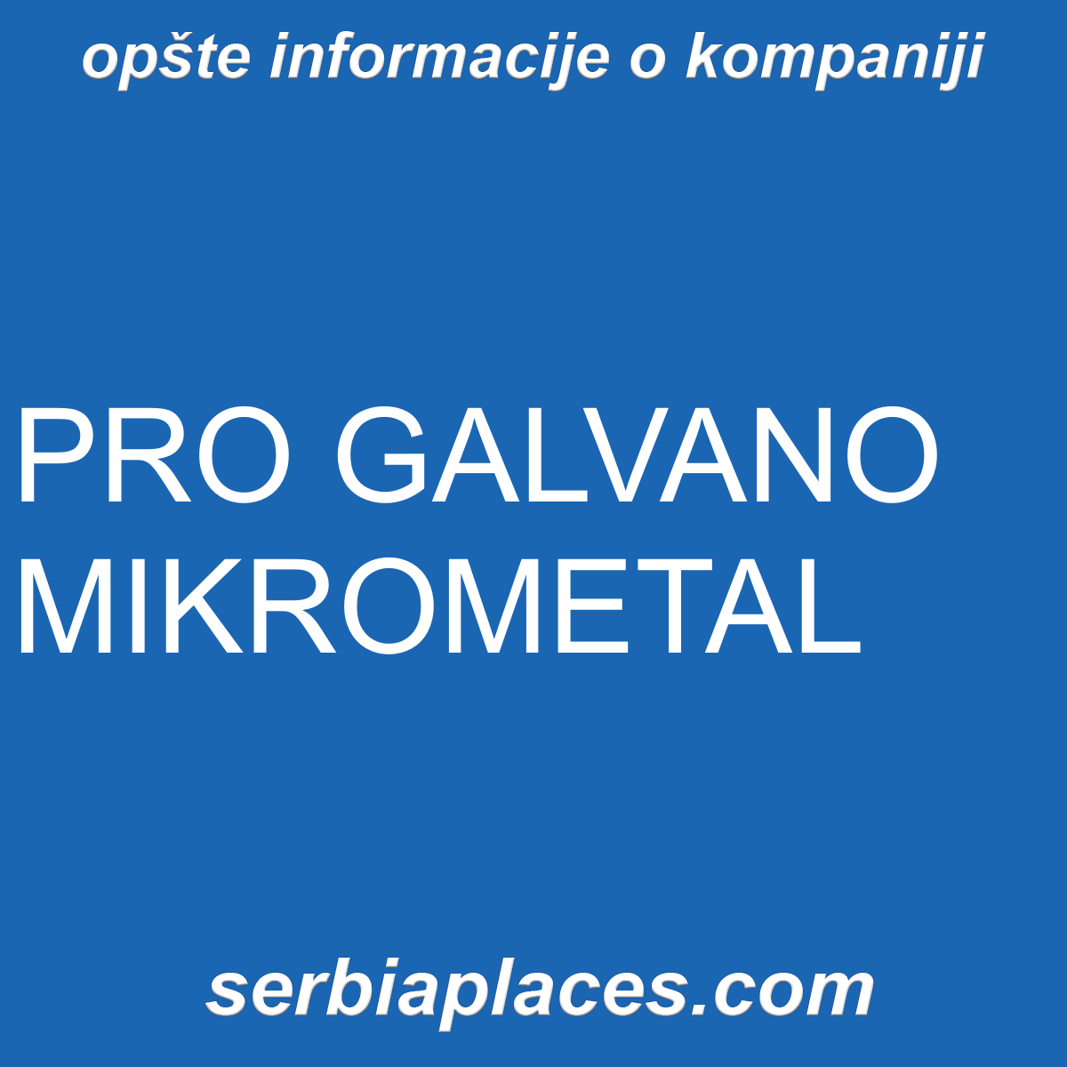 PRO GALVANO MIKROMETAL