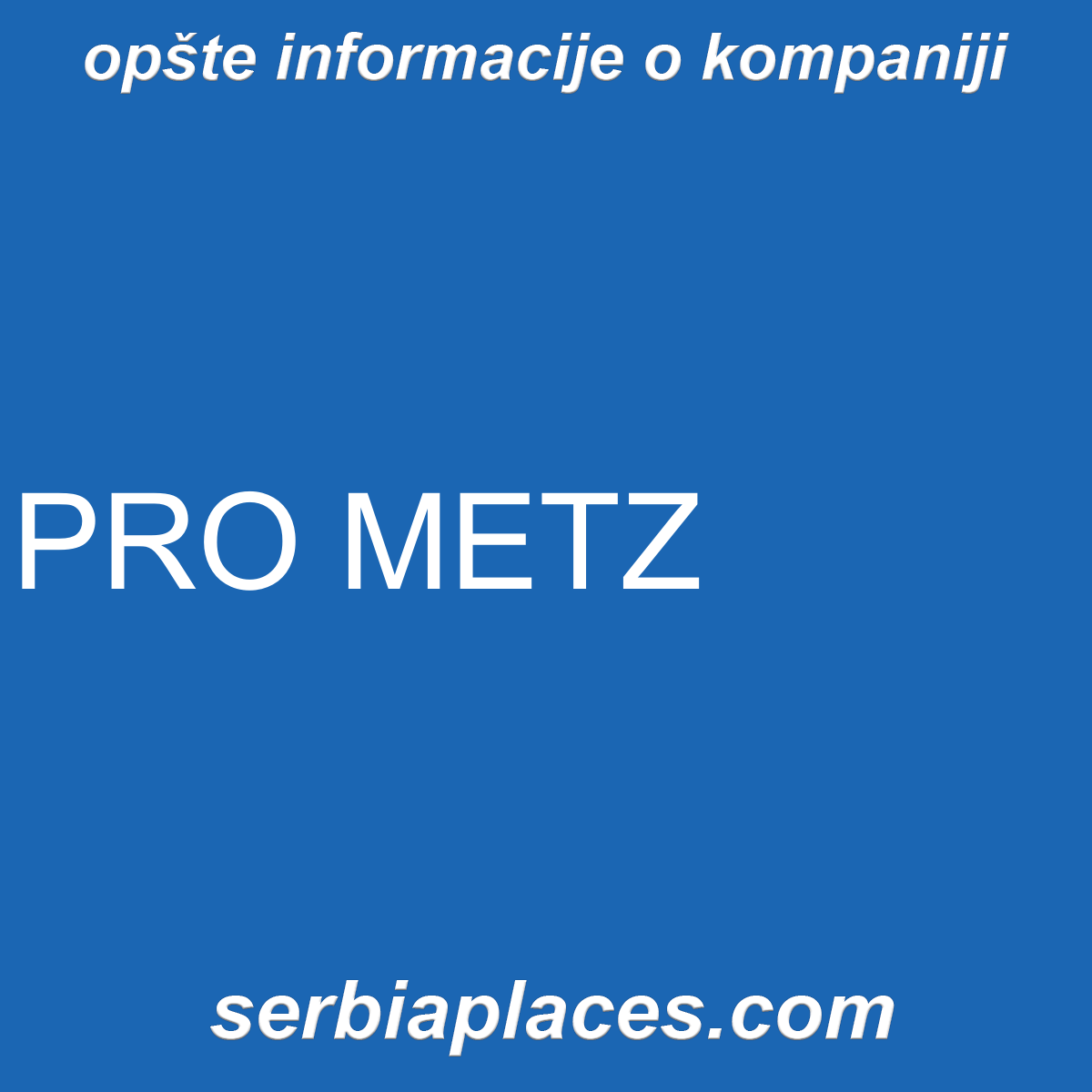 PRO METZ